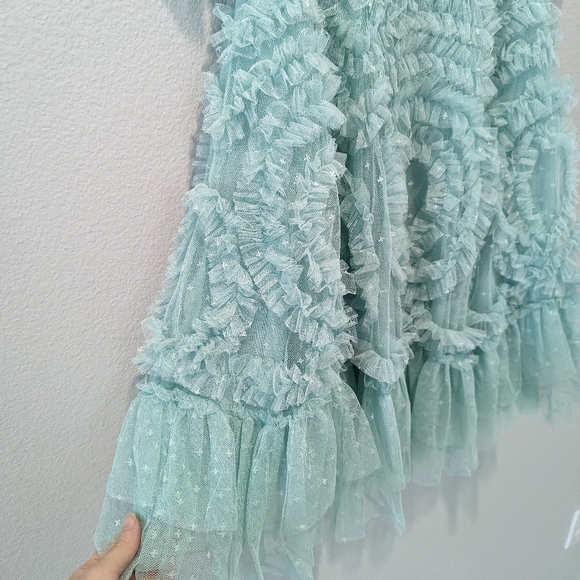 Needle & Thread Verity Ruffle V-Neck Mini dress - Picture 7 of 7